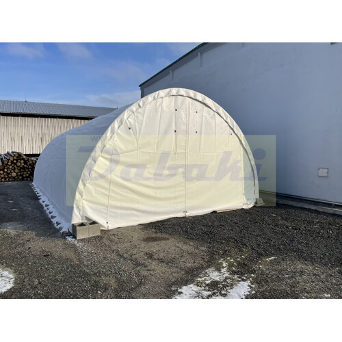 204812 R - Plachtová hala 6,1 x 14,64 x 3,66 m - BÍLÁ
