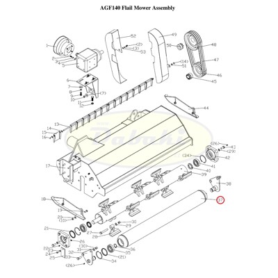 Zadní válec AGF - 140